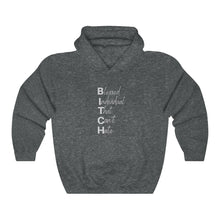 Load image into Gallery viewer, Anti-hate Hooded Sweatshirt grey