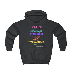 Strength Kids Hoodie pink multicolor