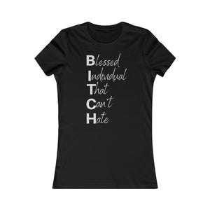 Women's Anti Hate Tee Grey Print