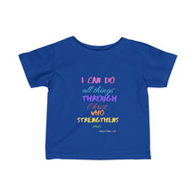 Load image into Gallery viewer, Infant Strength Tee Pink Multi Print