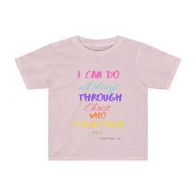 Load image into Gallery viewer, Toddler Strength Tee Pink Multi Print