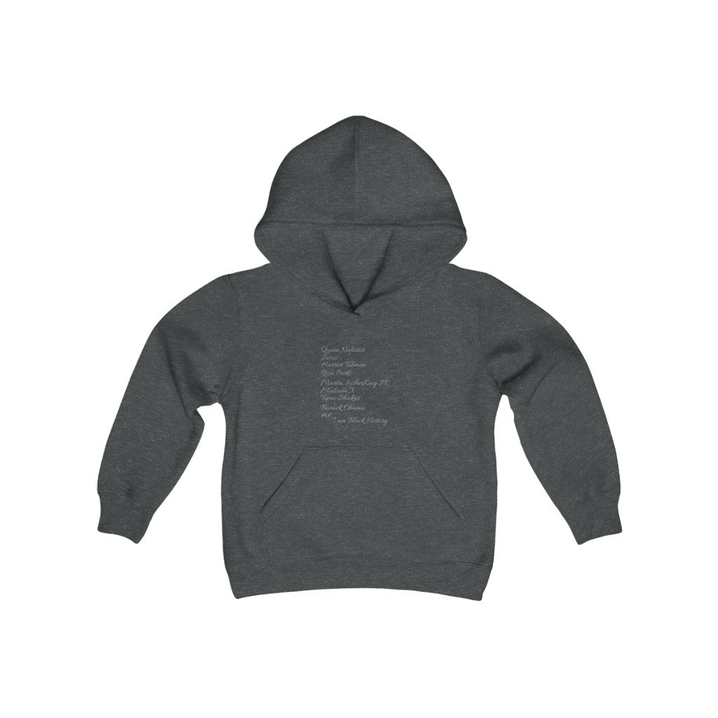 Youth Heavy Blend Hooded Black History Sweatshirt