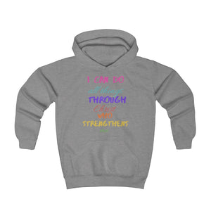 Strength Kids Hoodie pink multicolor