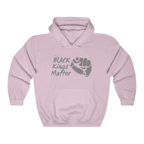 Black Kings Hooded Sweatshirt Grey Print