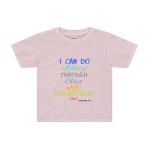 Toddler Strength Tee Blue Multi Print
