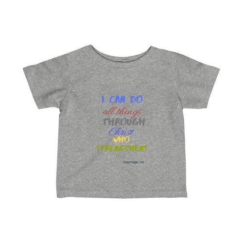 Infant Strength Tee Blue Multi Print