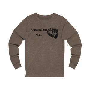 Women's Reparations Long Sleeve Tee Black Print