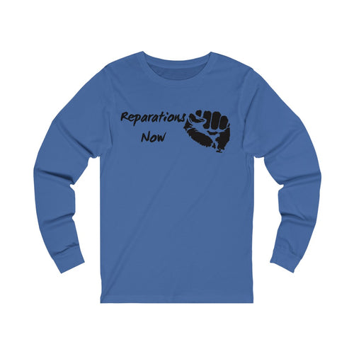 Women's Reparations Long Sleeve Tee Black Print