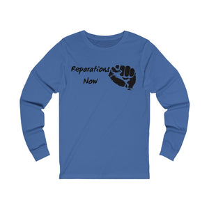 Women's Reparations Long Sleeve Tee Black Print