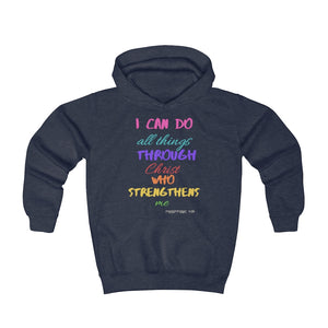 Strength Kids Hoodie pink multicolor