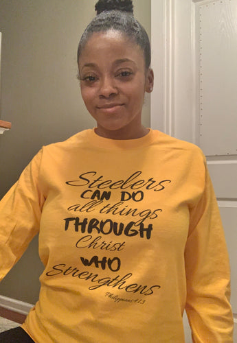 Steelers Long Sleeve Strength Tee