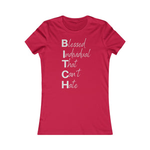 Women's Anti Hate Tee Grey Print