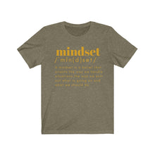 Load image into Gallery viewer, Unisex Mindset short sleeve tee shirt