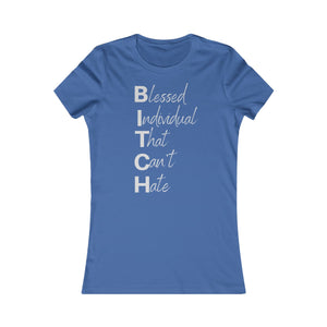 Women's Anti Hate Tee Grey Print