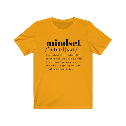 Unisex Mindset short sleeve tee shirt