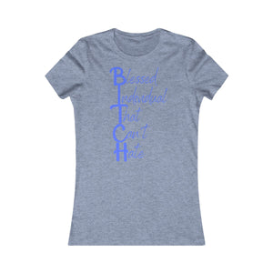 Women's Anti hate Tee Blue Print