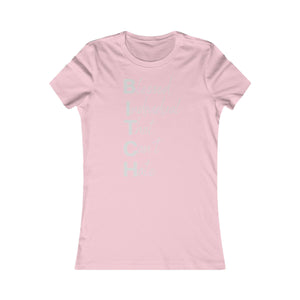 Women's Anti Hate Tee Grey Print