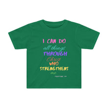 Load image into Gallery viewer, Toddler Strength Tee Pink Multi Print