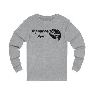 Women's Reparations Long Sleeve Tee Black Print