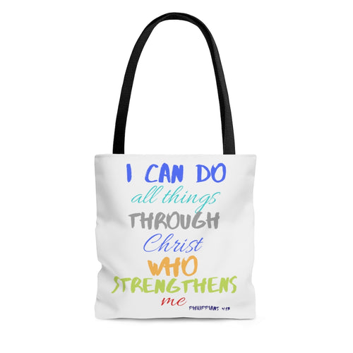 Strength Tote blue multicolor