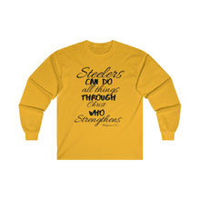 Load image into Gallery viewer, Steelers Long Sleeve Strength Tee