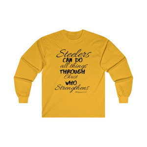 Steelers Long Sleeve Strength Tee