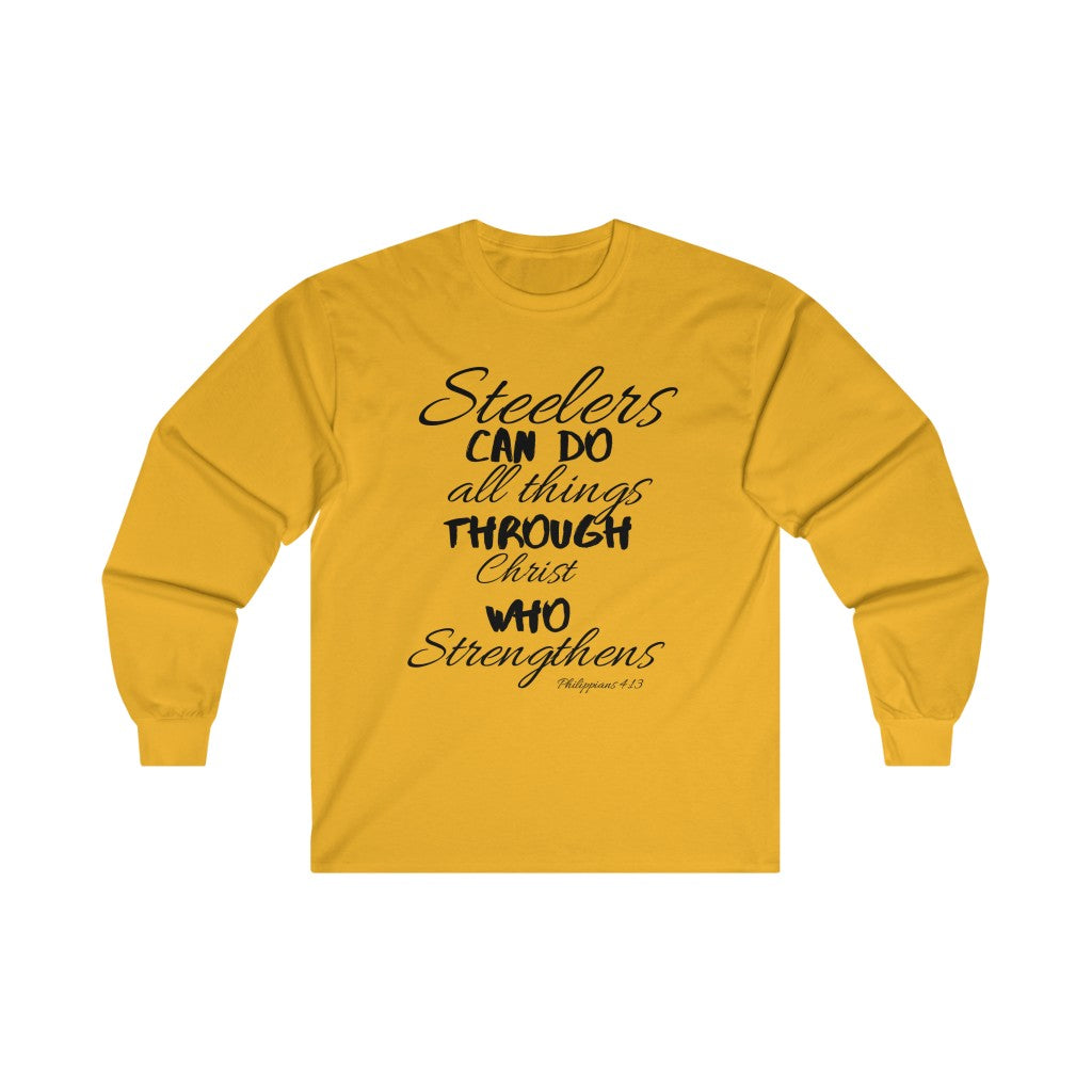 Steelers Long Sleeve Strength Tee