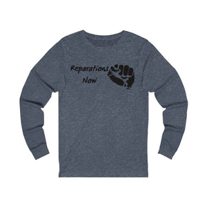Women's Reparations Long Sleeve Tee Black Print