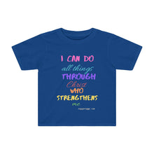 Load image into Gallery viewer, Toddler Strength Tee Pink Multi Print