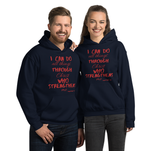 Red Strength Hoodie