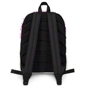 Strength Backpack white/pink